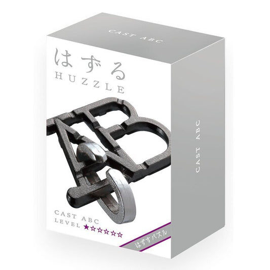 Broadway Toys Hanayama | ABC Hanayama Metal Brainteaser Puzzle Mensa Rated Level 1 75*119*45 mm