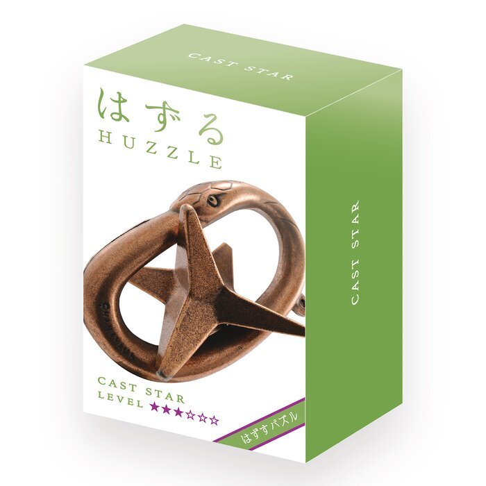 Broadway Toys Hanayama | Star Hanayama Metal Brainteaser Puzzle Mensa Rated Level 3 75*119*45 mm