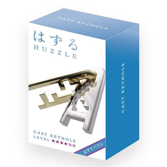 Broadway Toys Hanayama | Keyhole Hanayama Metal Brainteaser Puzzle Mensa Rated Level 4 75*119*45 mm