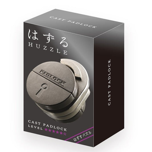 Broadway Toys Hanayama |Padlock Hanayama Metal Brainteaser Puzzle Mensa Rated Level 5 75*119*45 mm