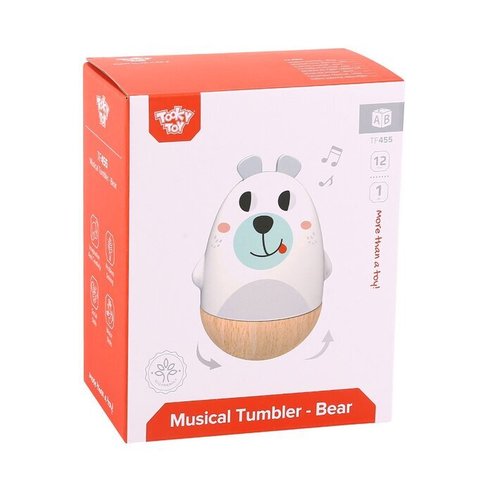 Tooky Toy Co Musical Tumbler - Bear 8x9x12cm