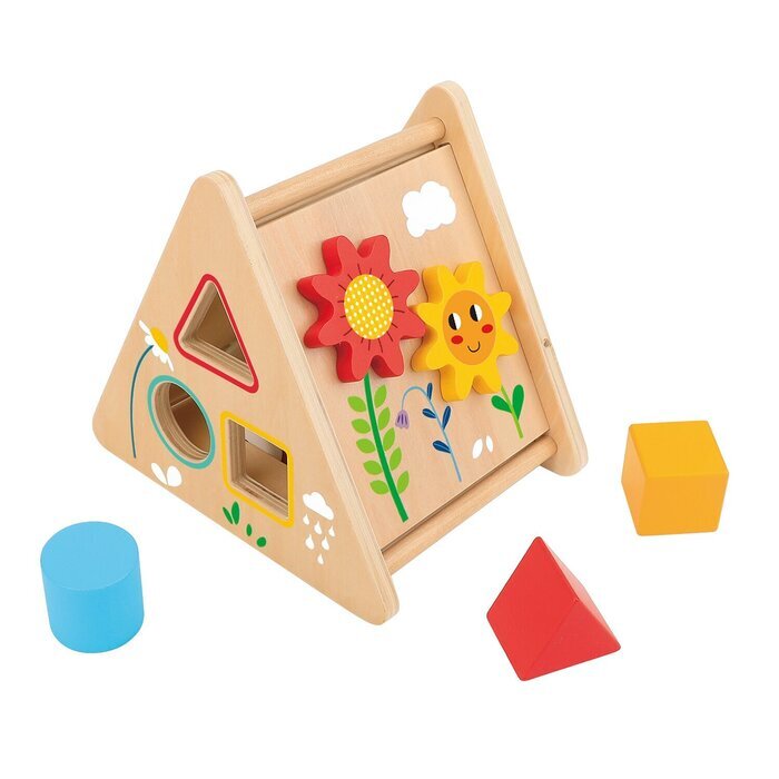 Tooky Toy Co Activity Triangle 19x14x16cm