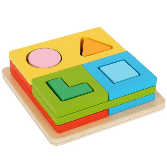 Tooky Toy Co Muti-shape Sorter 14x14x5cm