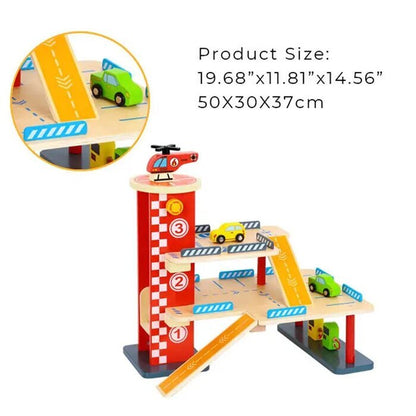 Tooky Toy Co Parking Structure 50x30x37cm