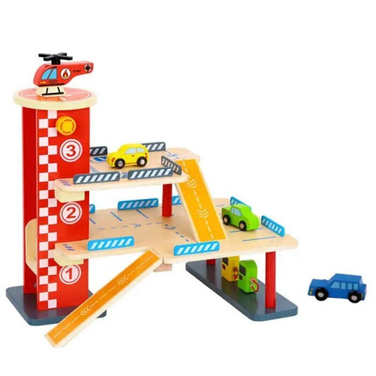 Tooky Toy Co Parking Structure 50x30x37cm