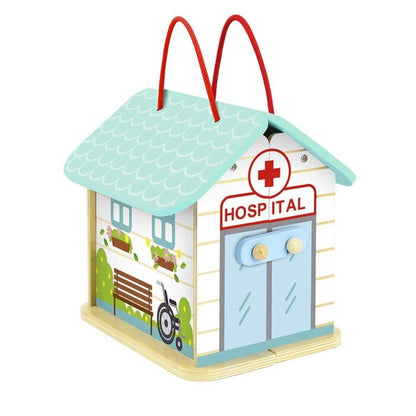 Tooky Toy Co HOSPITAL 21x18x19cm