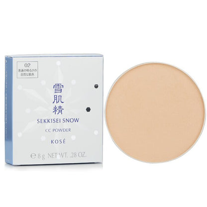 Kose Sekkisei Snow CC Powder Case With Sponge SPF 14 #02 8g/0.28oz