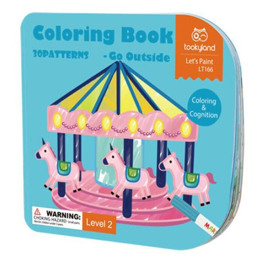 Tookyland Coloring Book - Go Outside 26x28x0.5cm