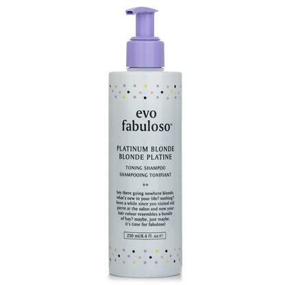 Evo Fabuloso Toning Shampoo - # Platinum Blonde 250ml/8.4oz