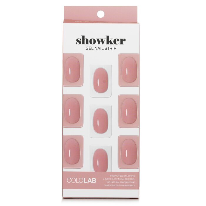 Cololab Showker Gel Nail Strip # CSF111 Goddess Coral Pink 1pcs