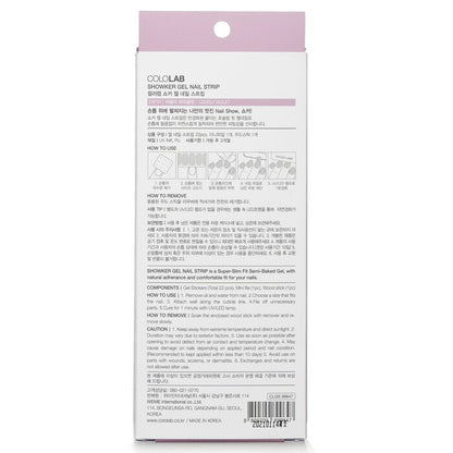 Cololab Showker Gel Nail Strip # CSF311 Lovely Violet 1pcs