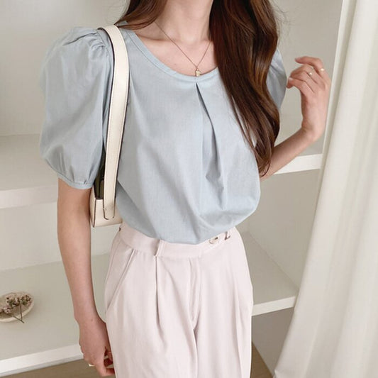 Trendywhere Puff Sleeve Blouse Free (XS-M)