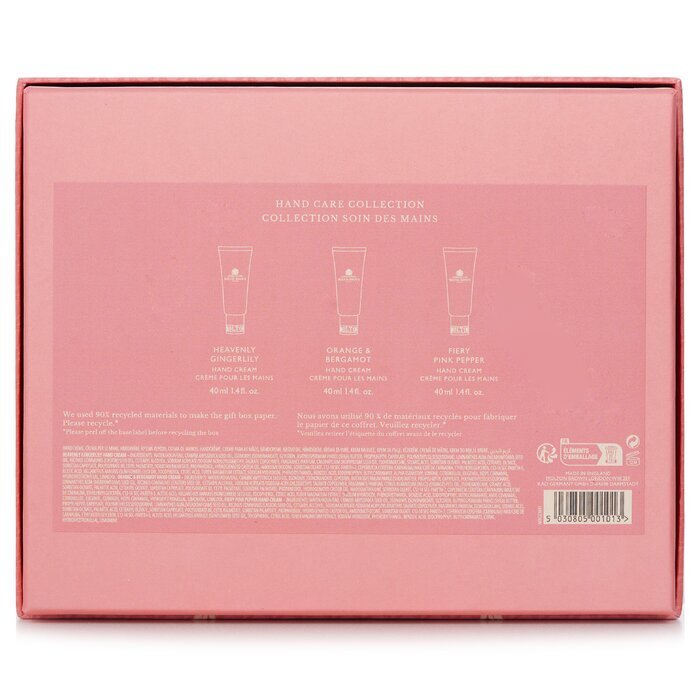 Molton Brown Hand Care Gift Set: Heavenly Gingerlily 40ml + Orange & Bergamot 40ml + Fiery Pink Pepper 40ml 3x40ml/1.4oz