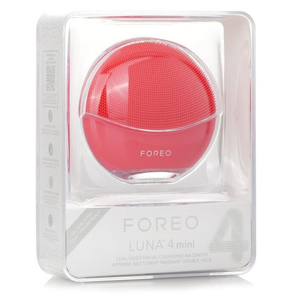 FOREO Luna 4 Mini Dual-Sided Facial Cleansing Massager - # Coral 1pcs