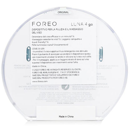 FOREO Luna 4 Go Facial Cleansing & Massaging Device - #Evergreen 1pcs