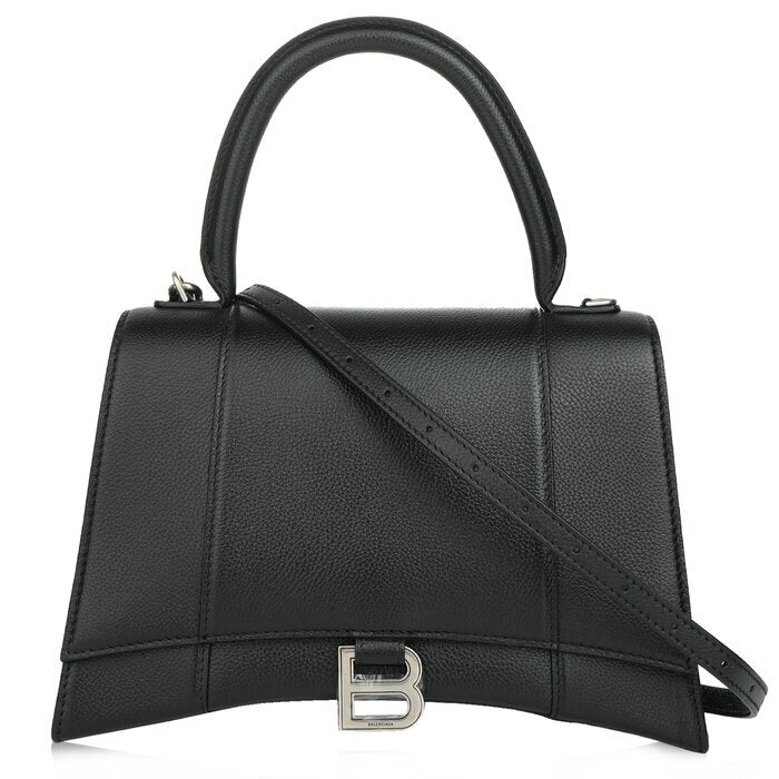 Balenciaga Hourglass Top Handle Bag Black