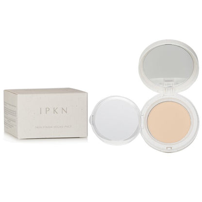 IPKN Skin Finish Vegan Pact - # 23 Natural Beige 12g+12g Refill