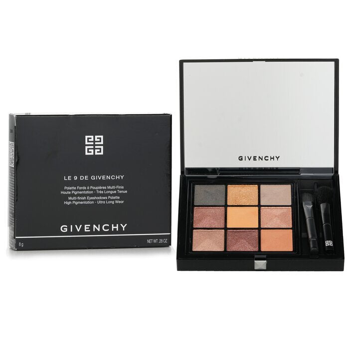 Le 9 De Givenchy Multi-Finish Eyeshadows Palette High Pigmentation Ultra Long Wear- #08 Le 9.08 8g/0.28oz