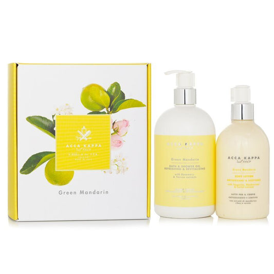 Acca Kappa Green Mandarin Body Care Gift Set: 2pcs