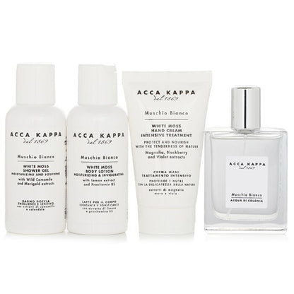 White Moss Gift Set: 1x Eau De Cologne Spray , 1x Shower Gel 100m 1x Body Lotion 100m 1x Hand Cream 75ml 4pcs 50ml