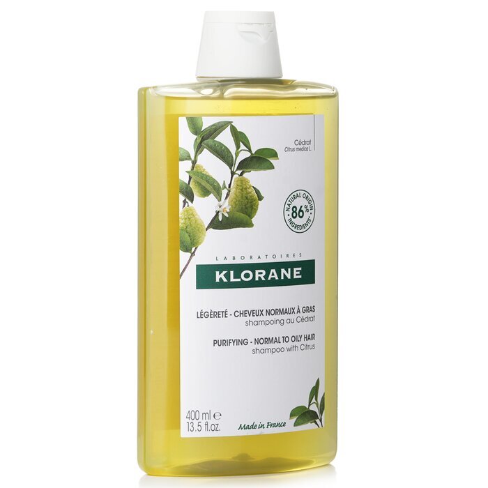 Klorane Shampoo With Citrus (Purifying Normal To Oily Hair) 400ml/13.5oz