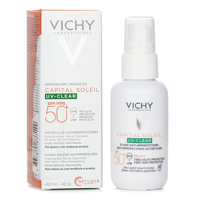 Vichy Capital Soleil UV Clear Anti Imperfections Water Fluid SPF 50 (For All Skin Types) 40ml