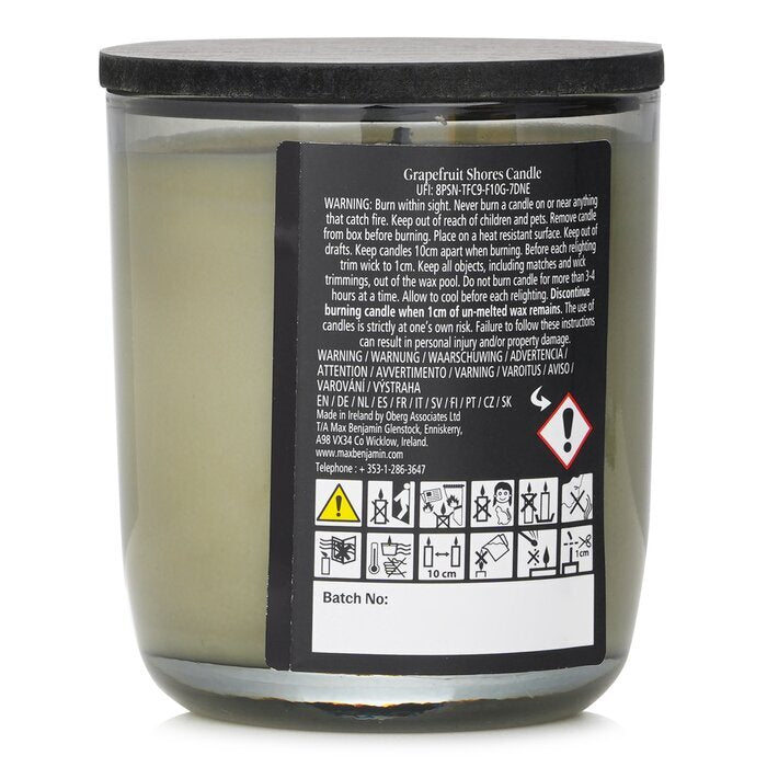 Max Benjamin Natural Wax Candle - Grapefruit Shores 210g/7.4oz