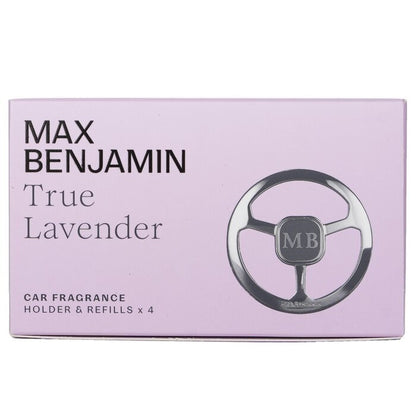 Max Benjamin Car Fragrance Gift Set - True Lavender 4pcs