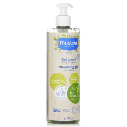 Mustela Bio Organic Cleansing Gel (For Hair & Body) 400ml