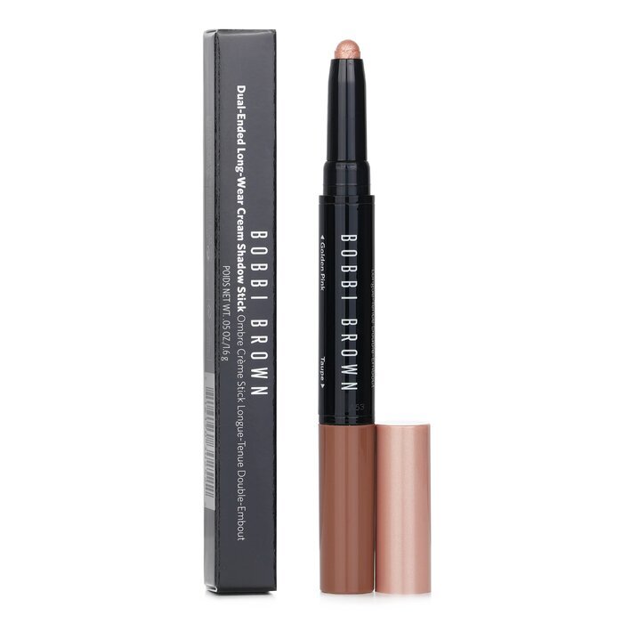 Bobbi Brown Dual Ended Long Wear Cream Shadow Stick - # Golden Pink / Taupe Matte 1.6g/0.05oz