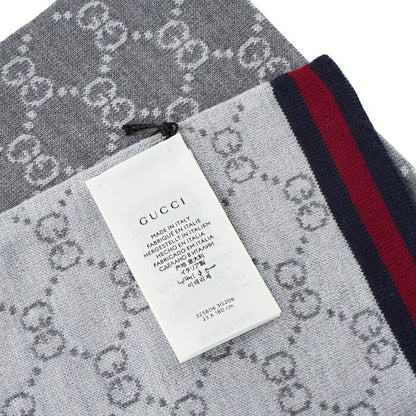 Unisex Guccissima Scarf 325806 Grey