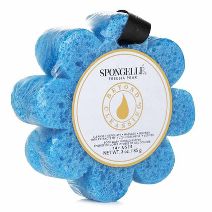 Spongelle Wild Flower Soap Sponge - Freesia Pear (Blue) 1pc/85g