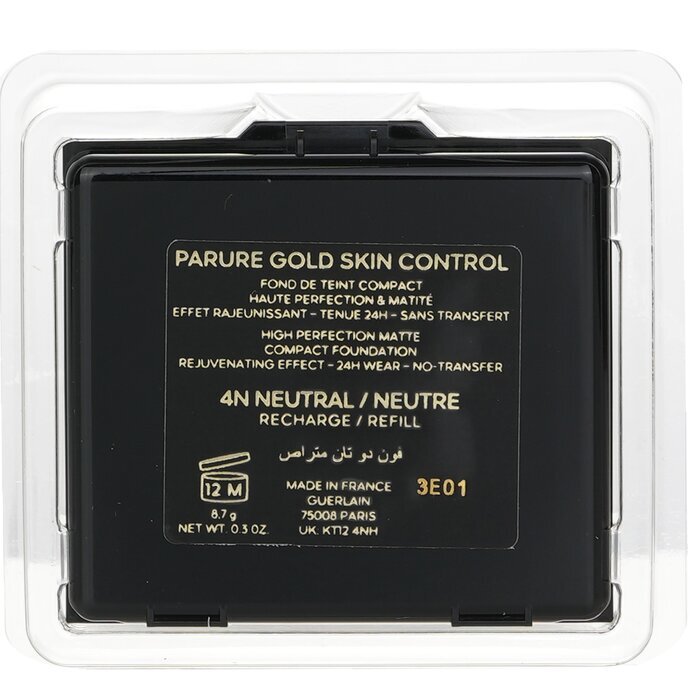 Guerlain Parure Gold Skin Control High Perfection Matte Compact Foundation Refill - # 4N 8.7g/0.3oz