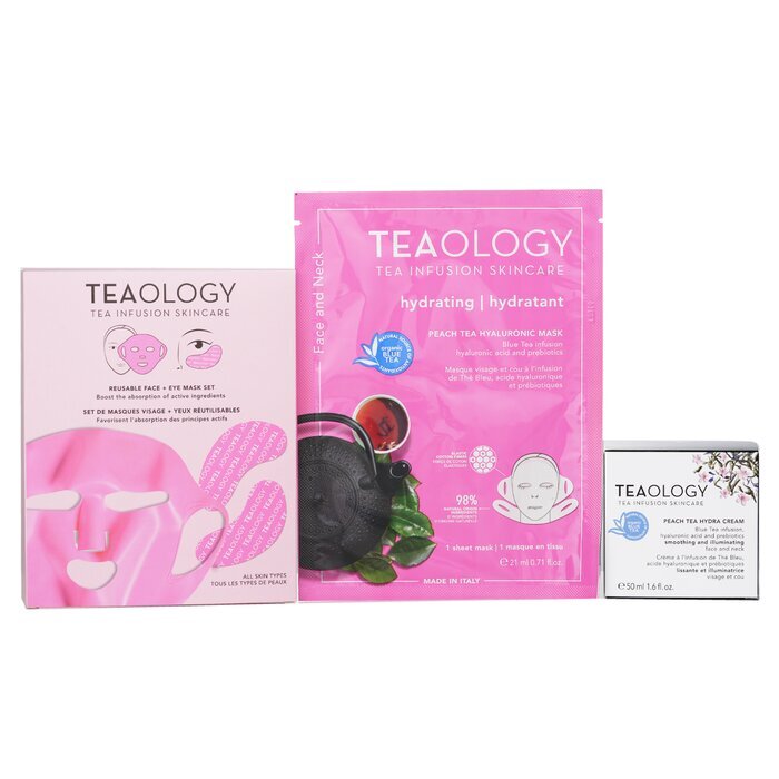 Teaology Peach Tea Hydrating Forever Beauty Ritual Set: 3pcs