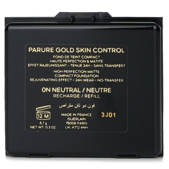 Guerlain Parure Gold Skin Control High Perfection Matte Compact Foundation Refill - # 0N Neutral 8.7g/0.3oz