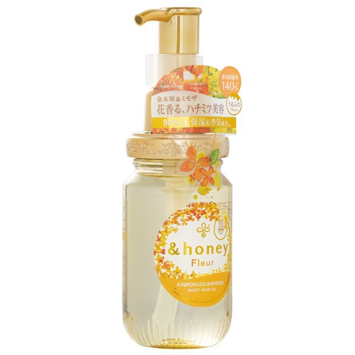 &honey Fleur Kinmokusei & Mimosa Moist Hair Oil 100ml