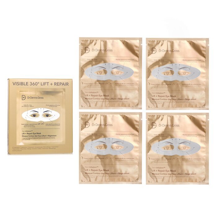 Dr Dennis Gross DermInfusions Lift + Repair Eye Mask 4pcs