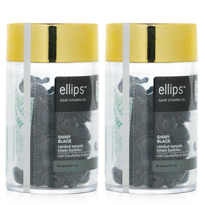 Ellips Hair Vitamin Oil - Shiny Black Duo 2x50capsules