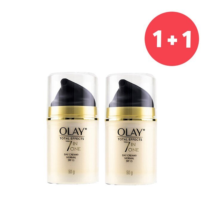 Olay 【Buy 1 Get 1】Total Effects 7 in 1 Normal Day Cream SPF 15 (Add ONE to Cart and get TWO) 50g/1.7oz