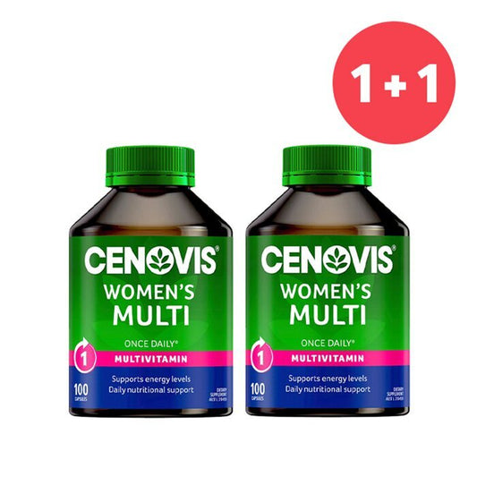 Cenovis 【Buy 1 Get 1】Once Daily Women's Multi 100 Capsules (Add ONE to Cart and get TWO) 2pcs