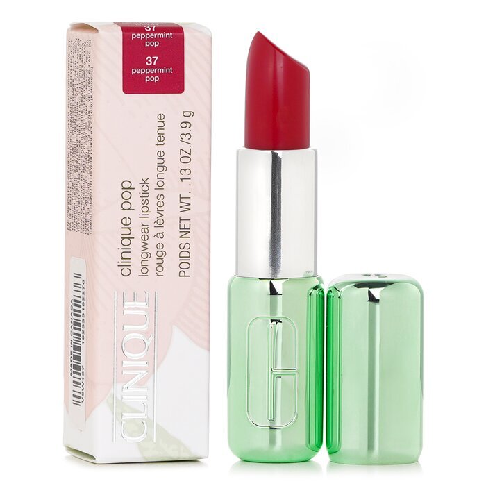 Clinique Pop Longwear Lipstick Satin - # 37 Peppermint Pop 3.9g/0.13oz