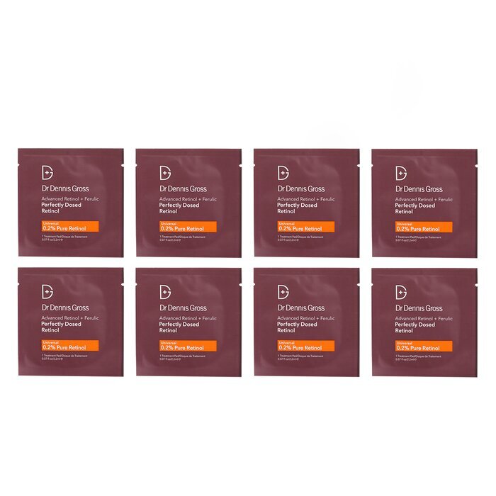 Dr Dennis Gross Advanced Retinol + Ferulic Perfectly Dosed Retinol Treatments 2.2ml x 8pads