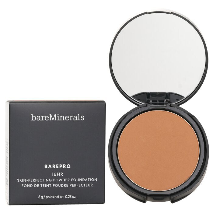 BareMinerals Barepro 16HR Skin Perfecting Powder Foundation -  Medium Deep 40 Warm 8g