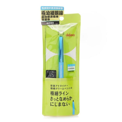 Dejavu Ultra Thin E Cream Pencil -  Real Black 1pc