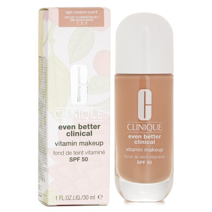 Clinique Even Better Clinical Vitamin MakeUp Foundation SPF 50 -  5 Light Medium Cool 30ml