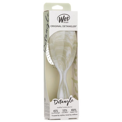 Wet Brush Original Detangler Watercolor Waves Green Hair Brush 1pc