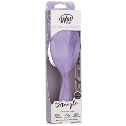 Wet Brush Original Detangler Glitter Waves Purple Hair Brush 1pc