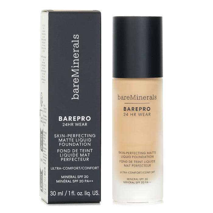BareMinerals BAREPRO 24HR WEAR Skin Perfecting Matte Liquid Foundation Mineral SPF 20 -  Fair 10 Warm 30ml