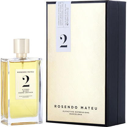 Rosendo Mateu Eau De Parfum Spray - 2 Citrus, Wood, Suede Leather 100ml