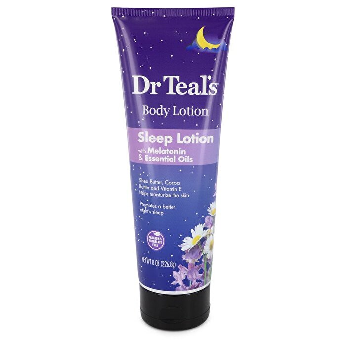 Dr Teal's Sleep Lotion Sleep Lotion with Melatonin & Essential Oils Promotes a better night's sleep (Shea butter, Cocoa Butter and Vitamin E 240ml/8oz
